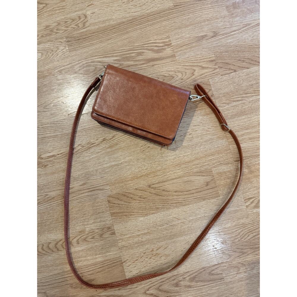 Faux Leather Small Crossbody Phone Pocket Secure Inside Zip Pocket/Card Pocket